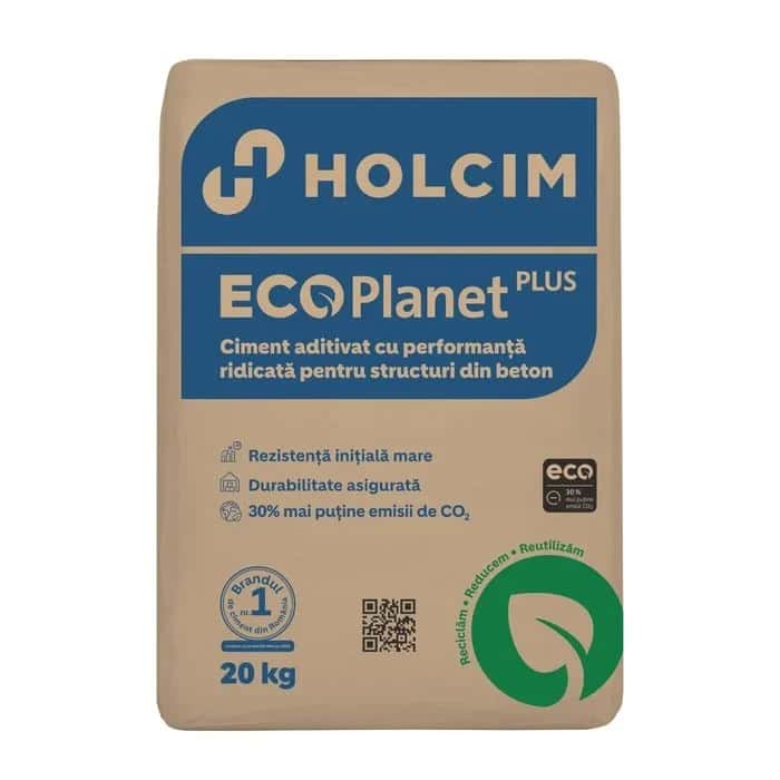 Ciment Holcim ECOPlanet, 20 kg – imagine 1