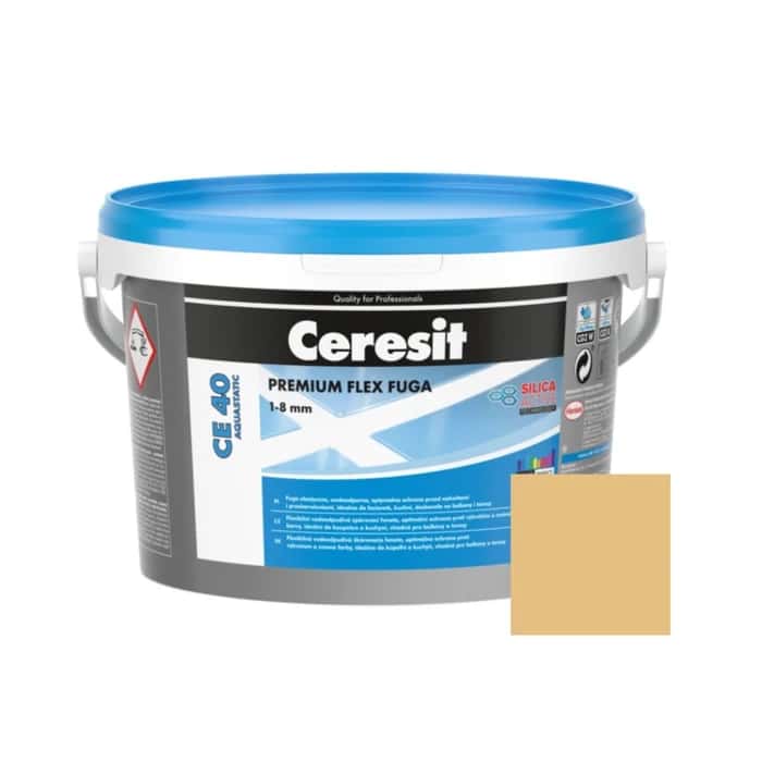 Chit de rosturi gresie si faianta Ceresit CE 40, natura, interior / exterior, 2 kg – imagine 1
