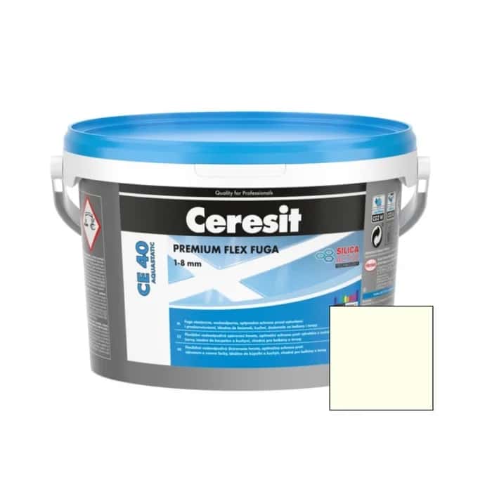 Chit de rosturi gresie si faianta Ceresit CE 40, natura, interior / exterior, 2 kg – imagine 3