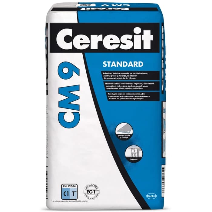 Ceresit CM 9 25 kg, adeziv pentru gresie și faianta