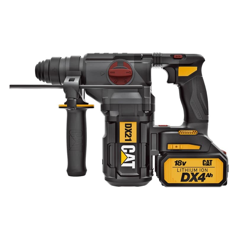 CIOCAN ROTOPERCUTOR CAT SDS PLUS, 18 V, 2.2 J (FARA PERII) 2X4AH CU INCARCATOR SI VALIZA, MODEL DX21 Cod produs: CAT.DX21