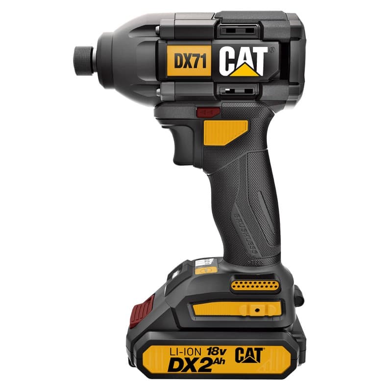 MASINA DE INSURUBAT CU IMPACT CAT, 18V 215 NM,(FARA PERII) 2X2AH CU INCARCATOR SI VALIZA, MODEL CAT DX71