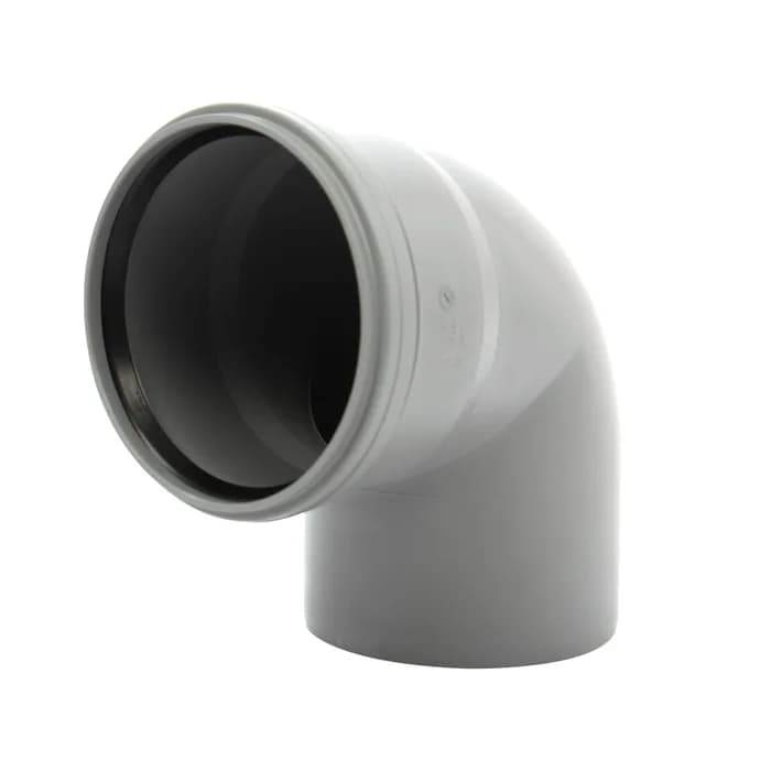 Cot polipropilena, pentru scurgere, gri, D 110 mm, 87 grade