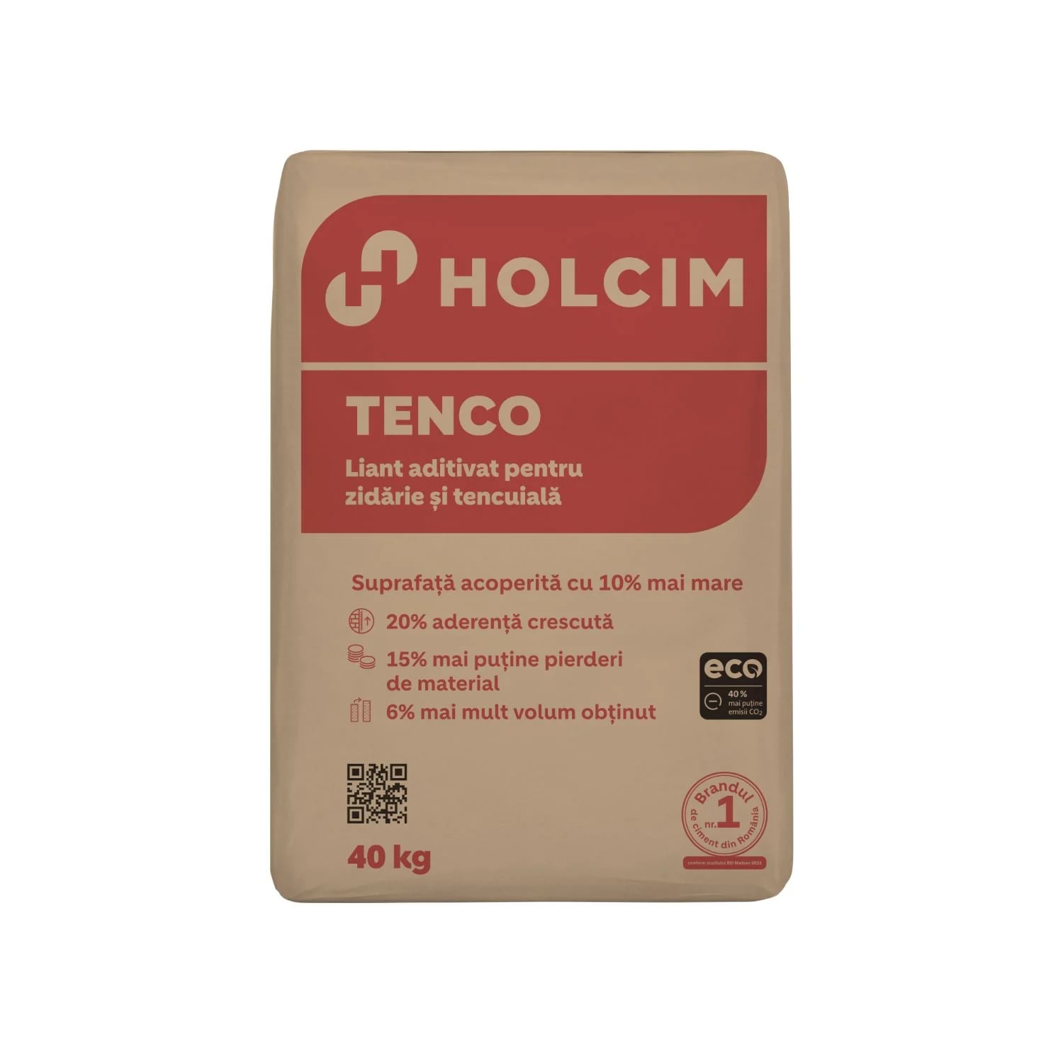 Holcim Tenco pentru zidarie si tencuiala, 40 kg