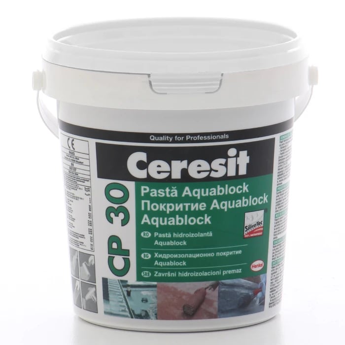 Pasta hidroizolanta Ceresit Aquablock, maro teracota, 1 kg CP 30