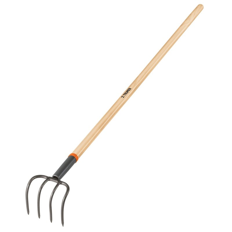 CULTIVATOR CU 4 COARNE, CU COADA DIN LEMN DE 137 CM