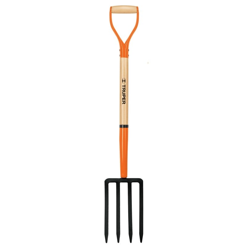 FURCA PENTRU SAPAT, 4 DINȚI, CU COADA DIN LEMN, L 76 CM, CU MANER D