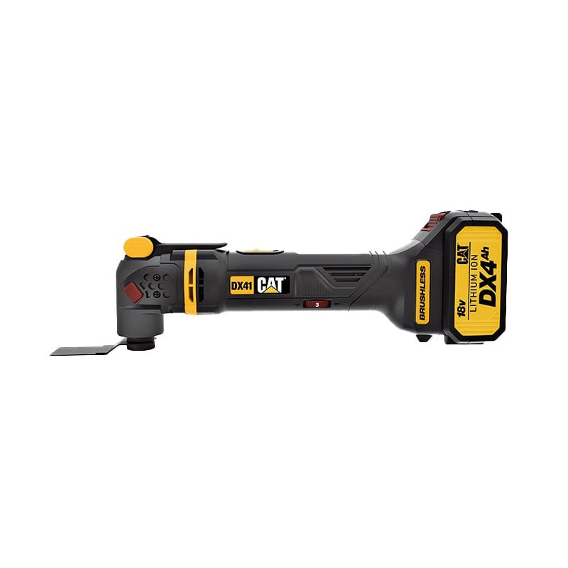 MASINA MULTIFUNCTIONALA OSCILANTA CAT, 18V (FARA PERII), FARA ACUMULATOR SI INCARCATOR + 14 ACCESORII