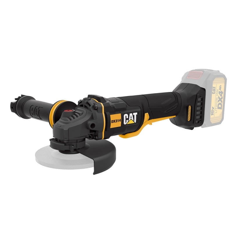 POLIZOR UNGHIULAR CAT, 18V, 125MM, FARA INCARCATOR SI ACUMULATOR MODEL CAT DX314B