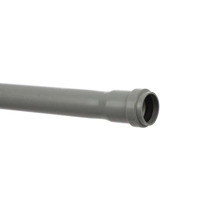 Teava PP pentru scurgere canalizare interioara, cu inel, 110 x 2.7 mm, 2 m, gri